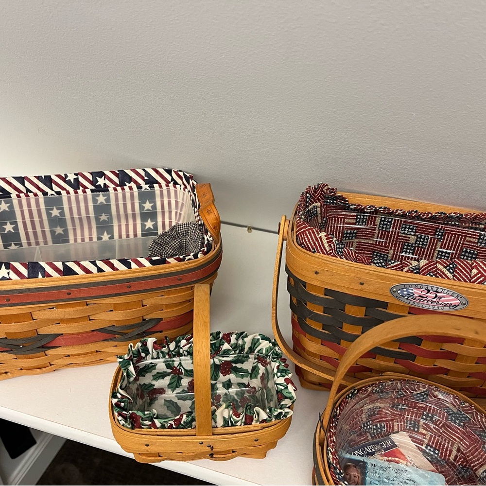 Longaberger basket bundle - Picture 2 of 5